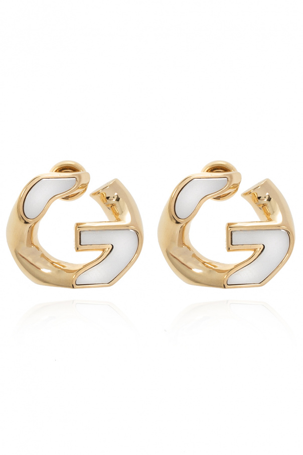 givenchy cardigan Logo-shaped earrings